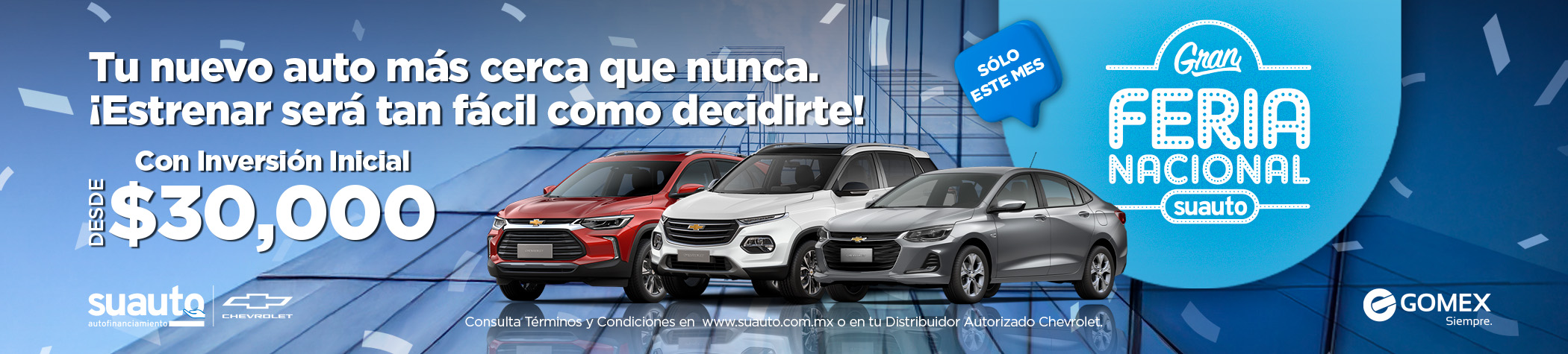 Invitación a la Feria Nacional con detalles del evento