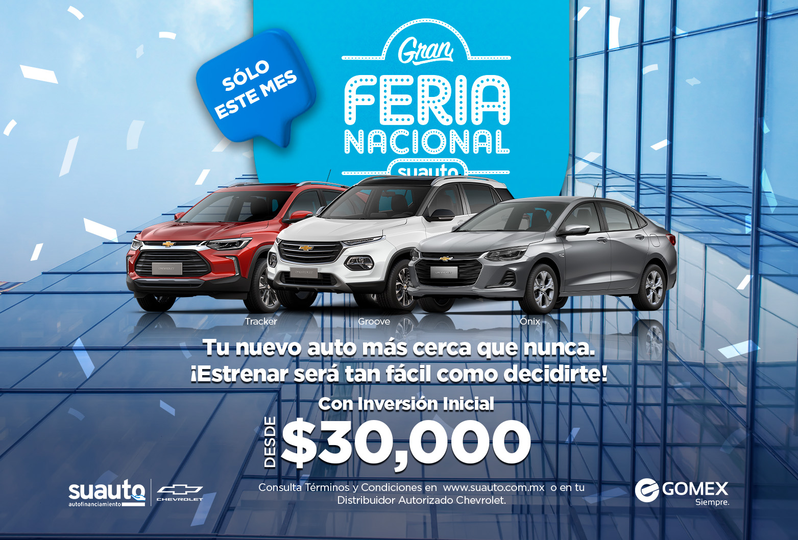 Invitación a la Feria Nacional con detalles del evento